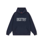 DICETINY Metal Font Logo Washed Hoodie