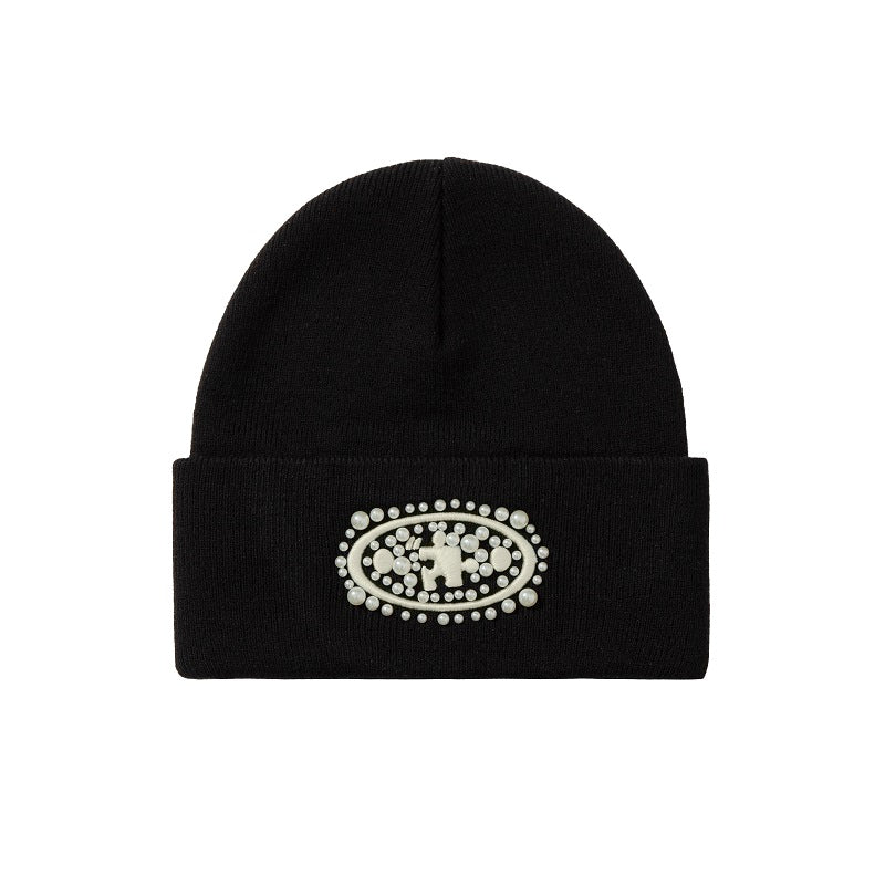 YADcrew Pearl Puzzle Logo Beanie