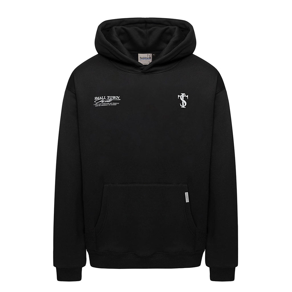 Small Town Kid Font Typography Logo Hoodie
