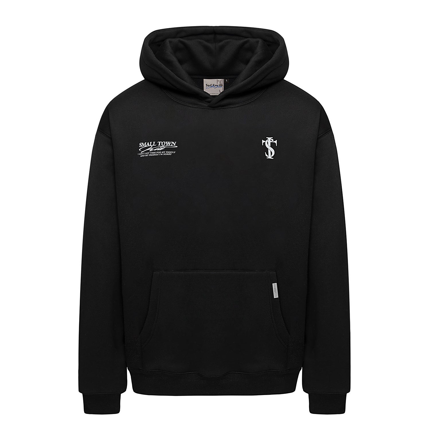 Small Town Kid Font Typography Logo Hoodie