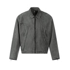 F3F Select Deconstructed Stitching Washed Denim Jacket