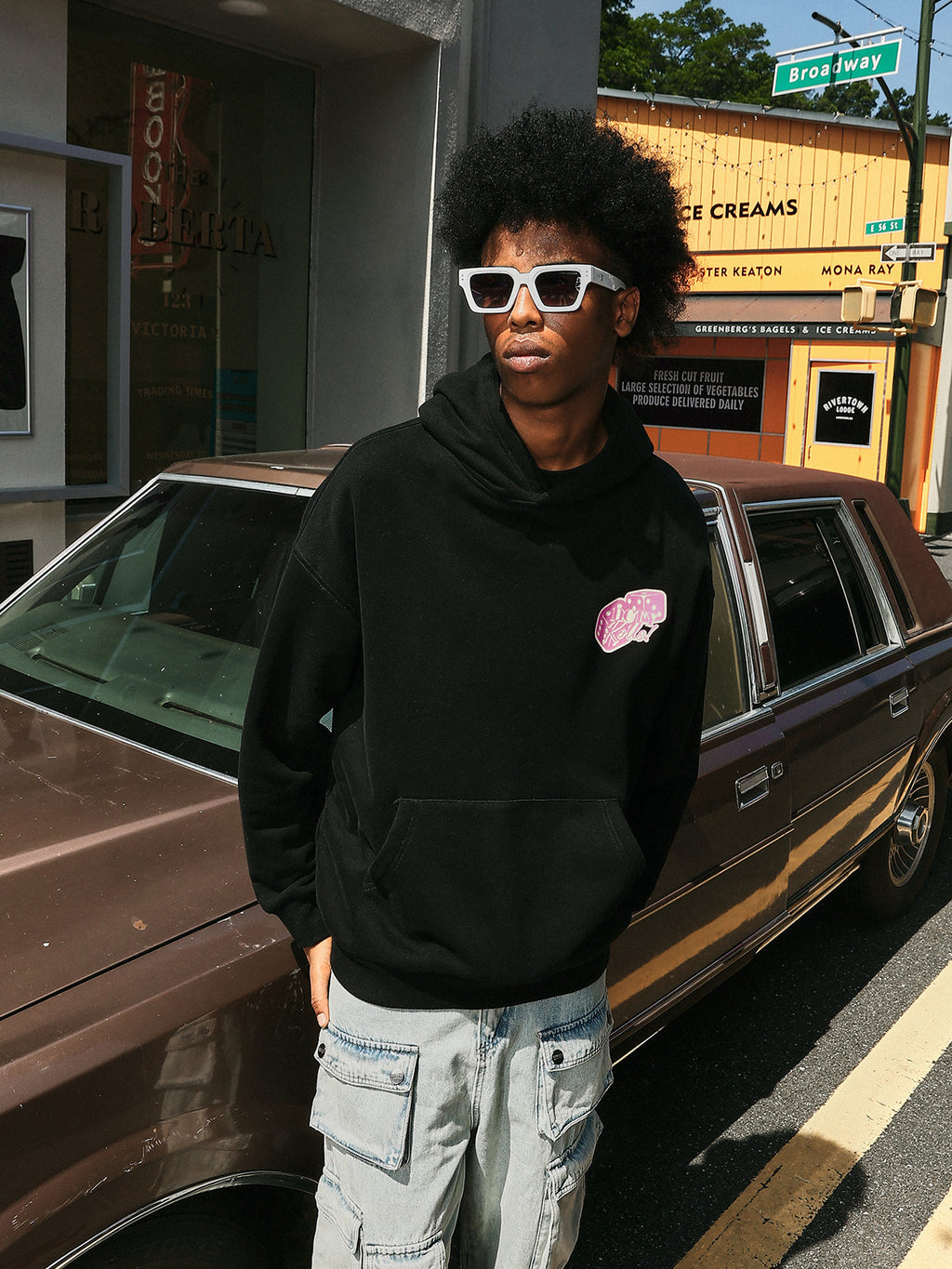 DICETINY Glitter Dice Printed Hoodie