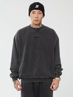 F2CE Embroidered LOGO Basic Pullover Sweatshirts