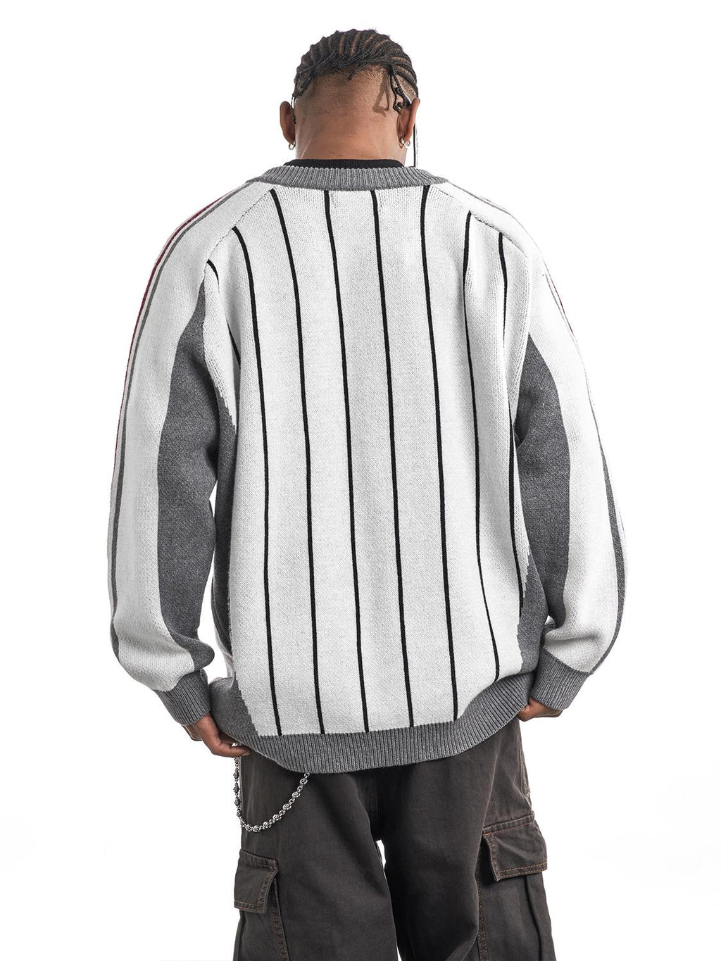 F3F Select Soccer Club Design V-neck Knit Sweater