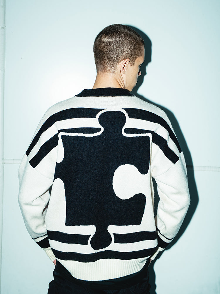 YADcrew Peace Dove Knit Sweater