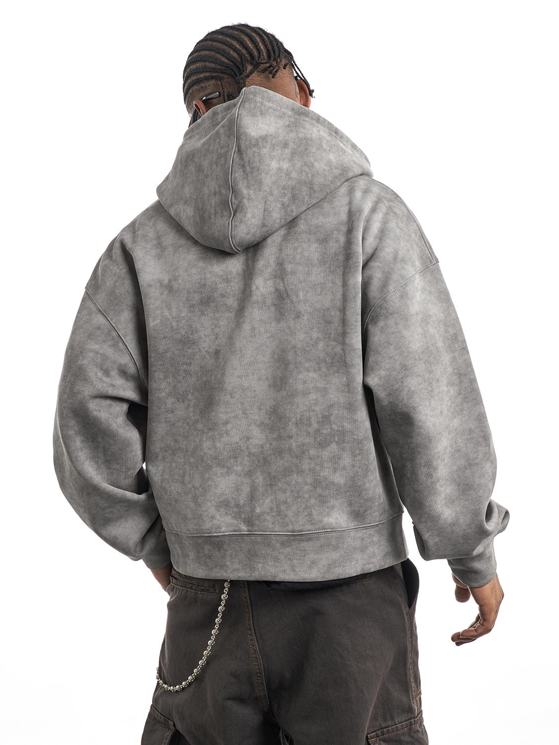 F3F Select Wasteland Distressed Zip Up Hoodie