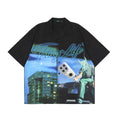 Thug Life Print Short Sleeved Shirt