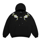 AFGK Daisy 3D Embroidery Printed Hoodie