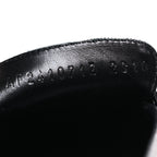 Toile De Coton Calfskin Womens Paris Loafers 37 Black Prunoir