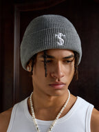 Small Town Kid Basic Logo Embroidery Beanie