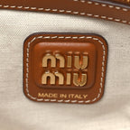 Soft Calf Softy Small Ivy Tote Bag Caramel