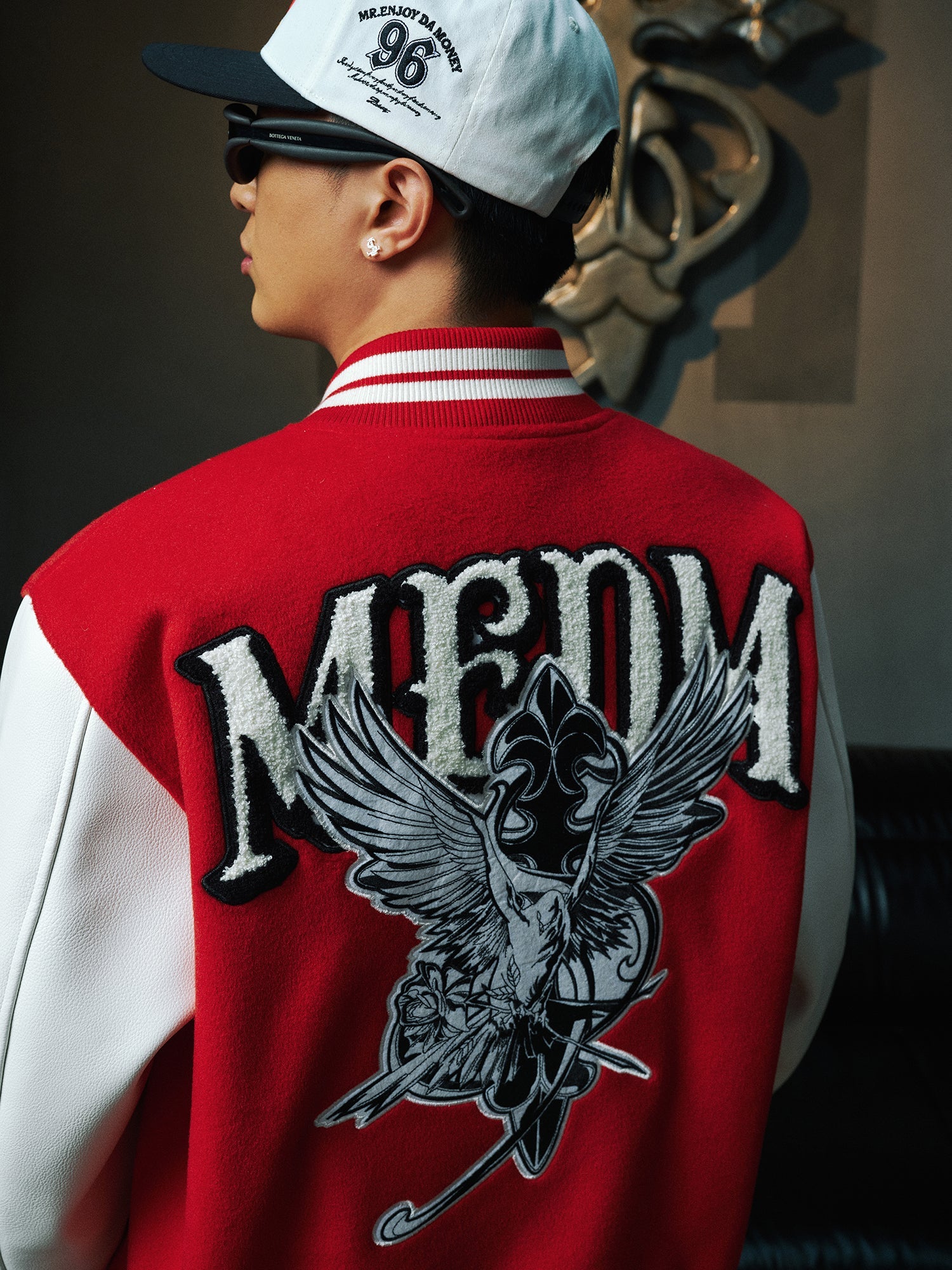 MEDM x STK Patch Embroidery Varsity Jacket