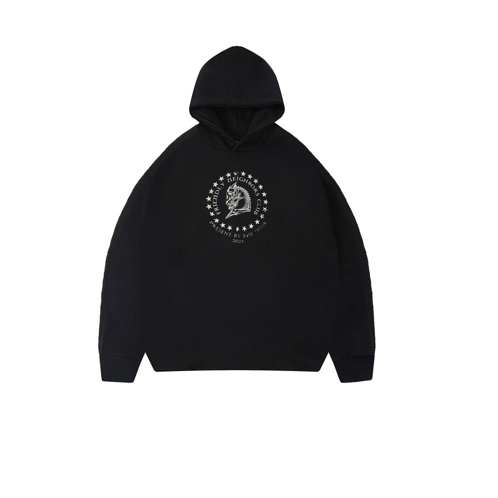 S45 War Horse Medal Stitching Hoodie