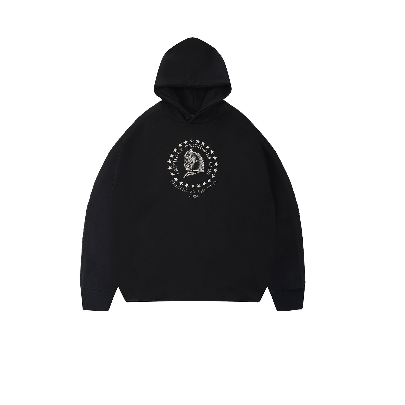 S45 War Horse Medal Stitching Hoodie