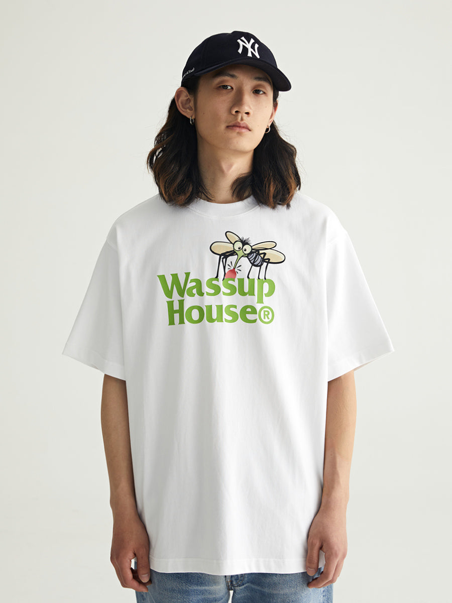 Wassup House Waves Print Tee