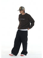 EVILKNIGHT(EK) Sweet Embroidered Custom Dyed Knit Sweater