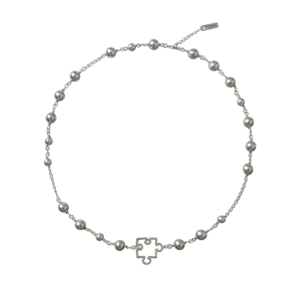 YADcrew Puzzle Pearl Necklace