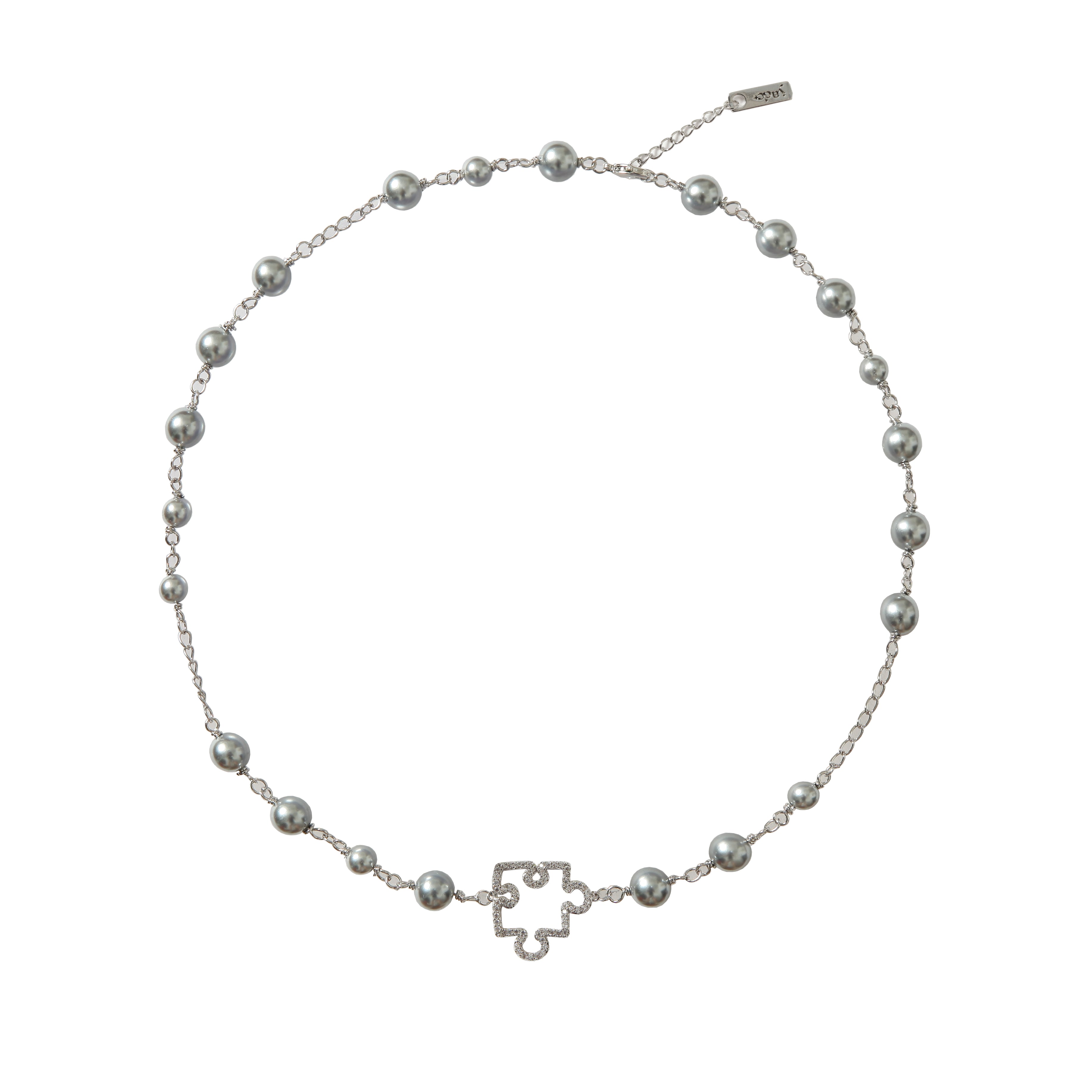 YADcrew Puzzle Pearl Necklace
