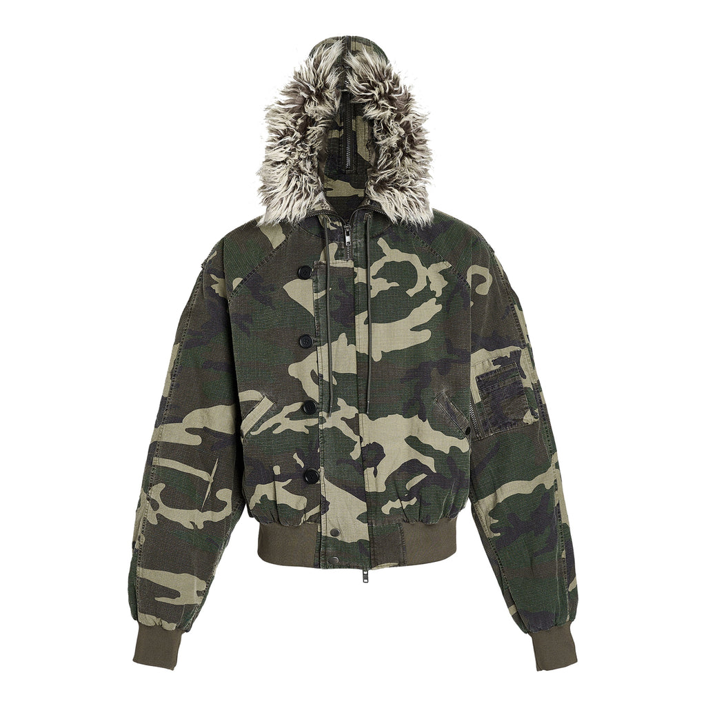 STEEPC Green Camouflage N2B Military Jacket