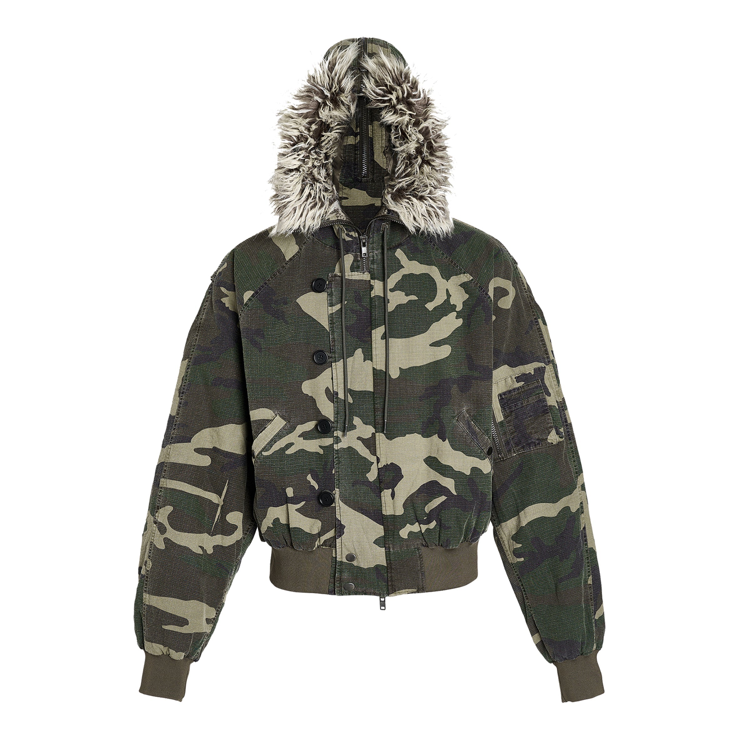 STEEPC Green Camouflage N2B Military Jacket