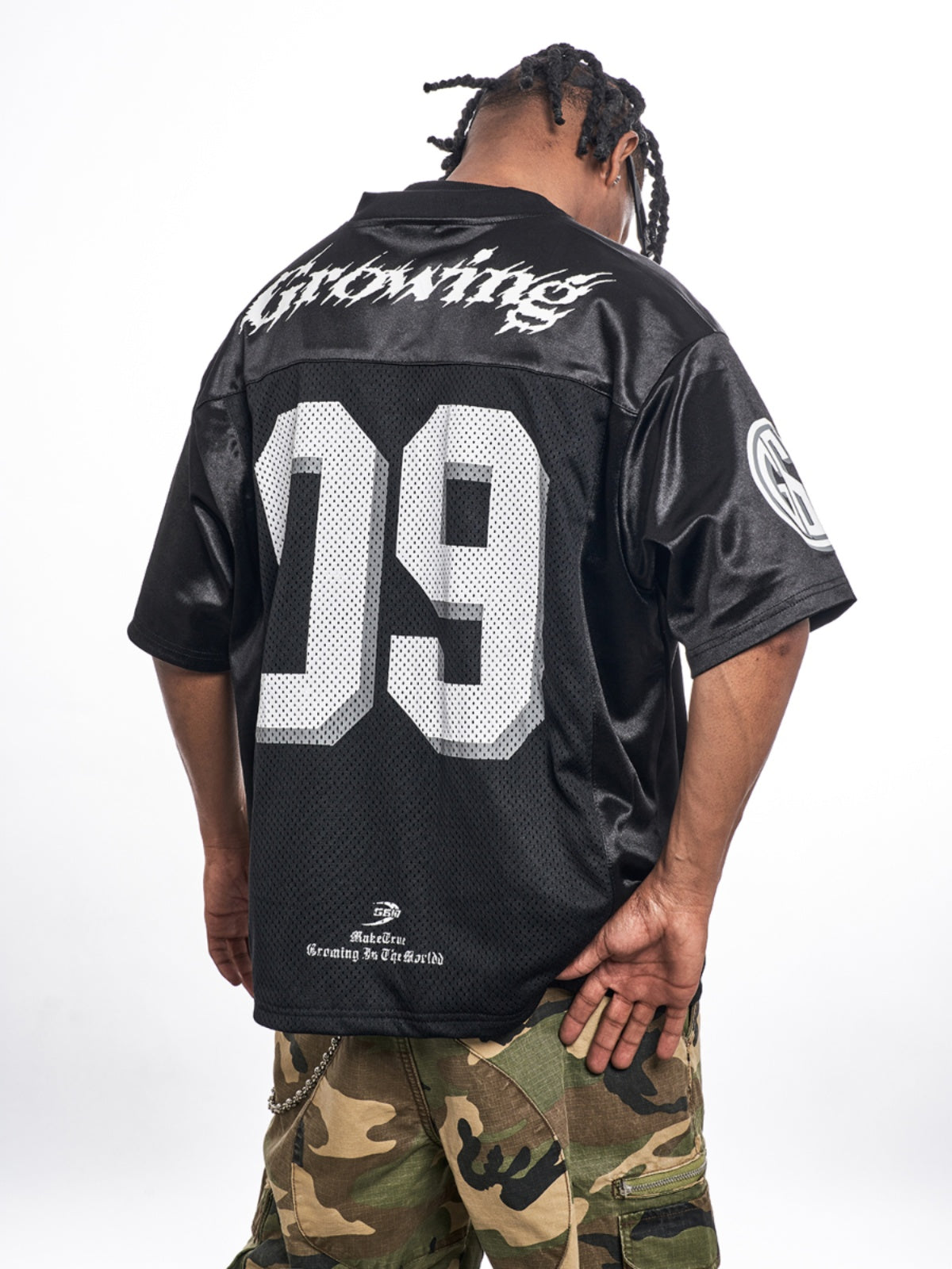 F3F Select 09 Numbering Printed Logo Mesh Hockey Jersey Tee