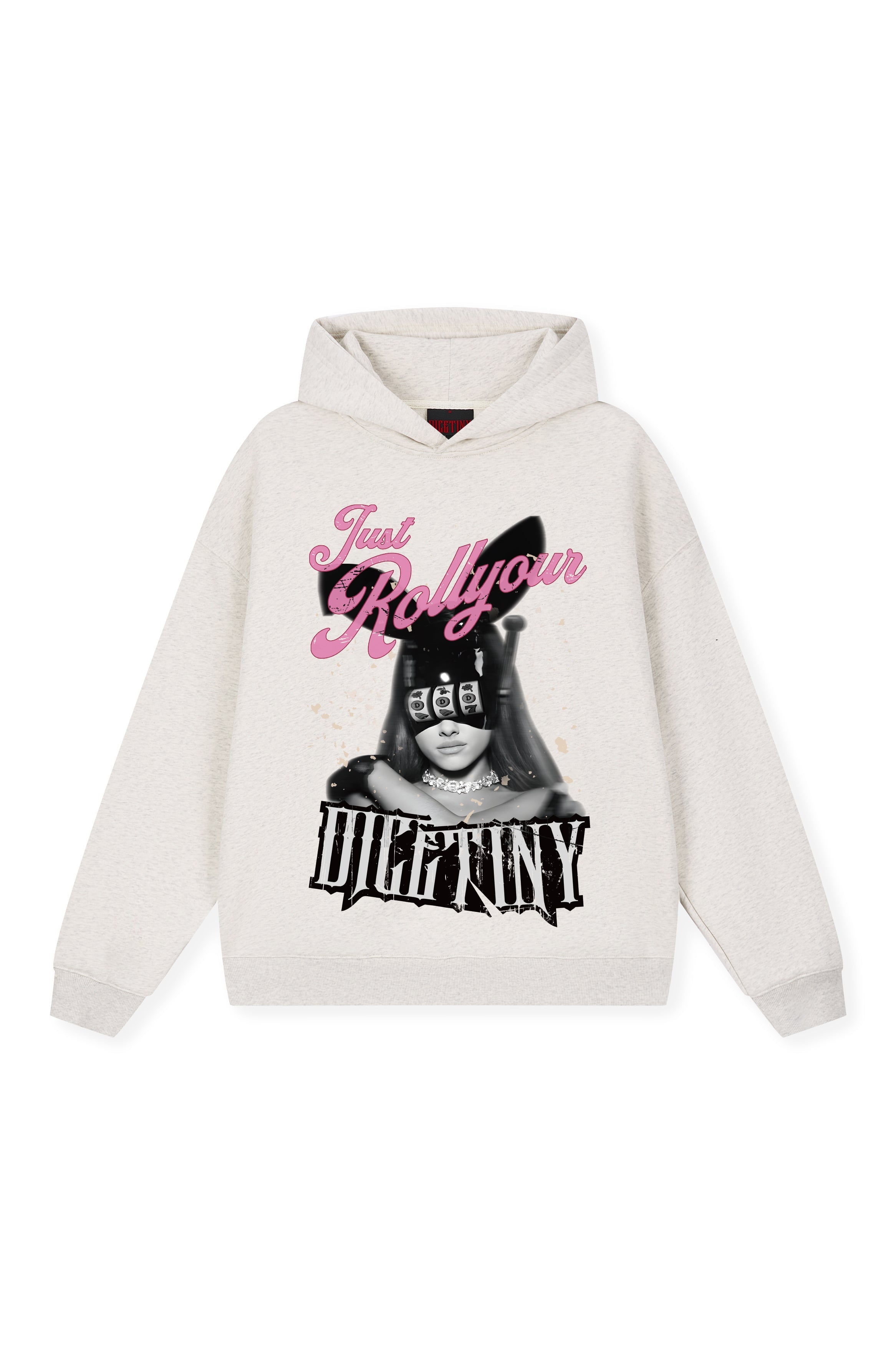 DICETINY Bunny Girl Slot Print Hoodie