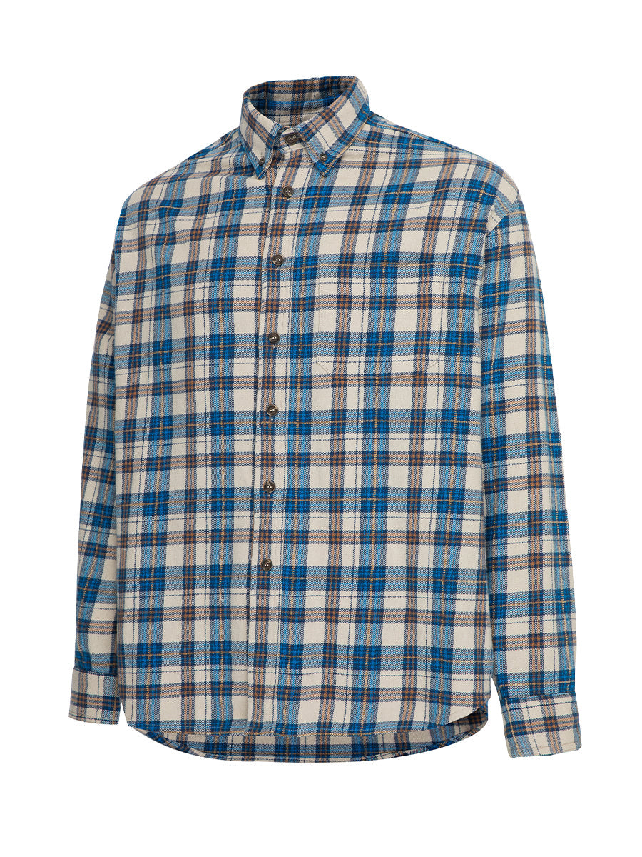 F2CE Blue Plaid Long Sleeved Shirt