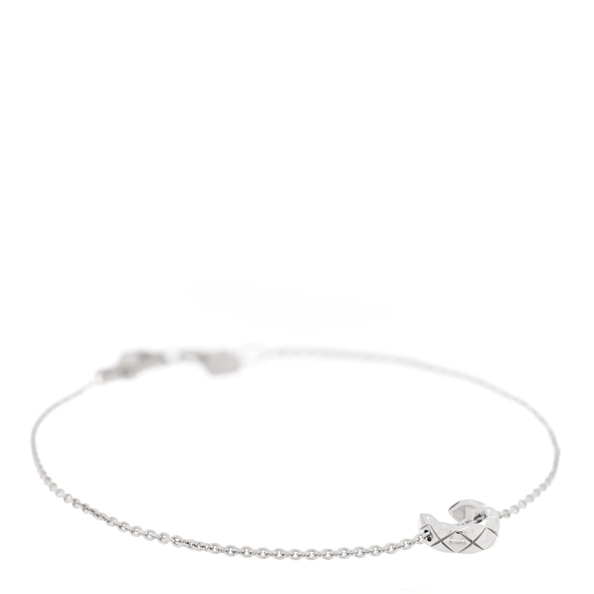 18K White Gold Coco Crush Station Bracelet