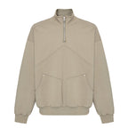 F2CE Stand Up Collar Half Zipper Sweatshirt