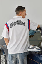 PRBLMS LOGO Striped Short Sleeved Shirt