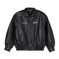 AFGK Basic Logo All Leather Jacket