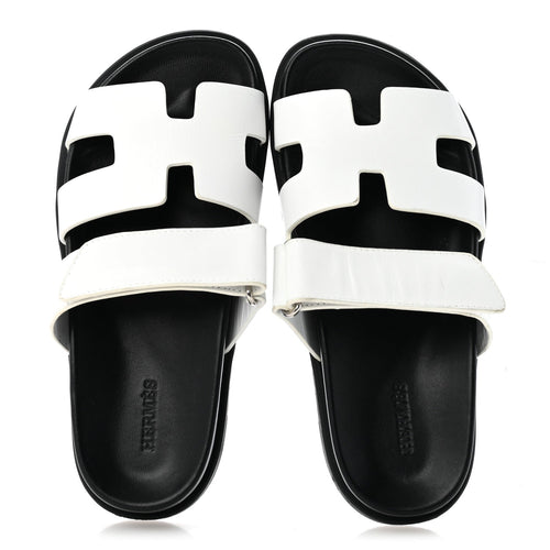 Calfskin Womens Chypre Sandals 36 White