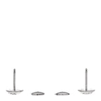 18K White Gold Clous Ear Studs Earrings