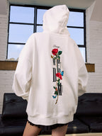MEDM Rose Interspersed Logo Hoodie