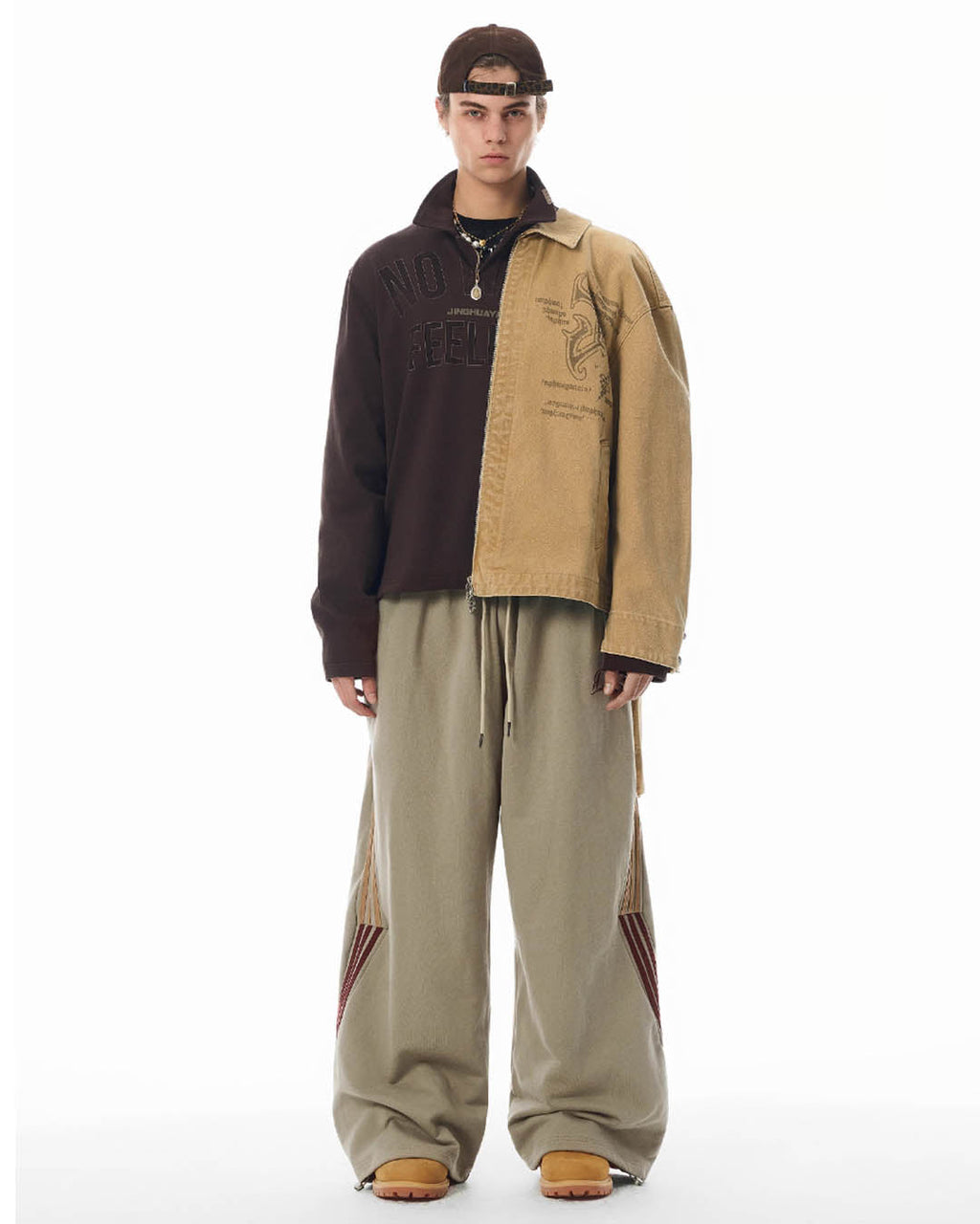 JHYQ Side Stripe Baggy Sweatpants
