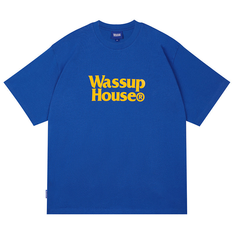 Wassup House Basic Logo Print Tee