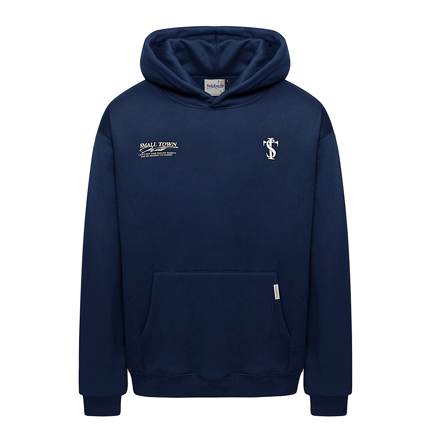 Small Town Kid Font Typography Logo Hoodie