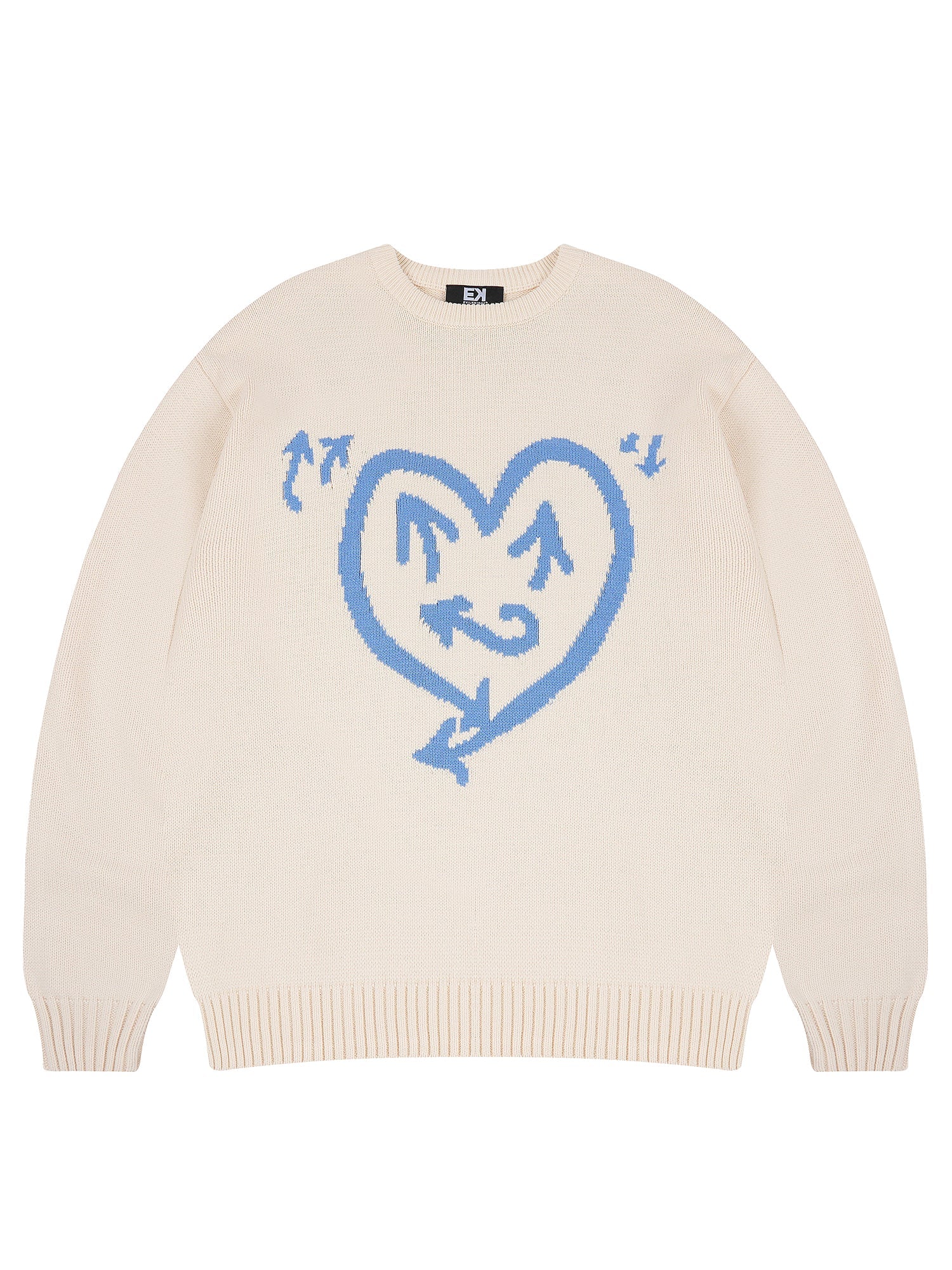 EVILKNIGHT(EK) Love Expression Knit Sweater