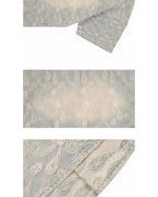 1807 Paisley Washed Denim Short Sleeve Shirt