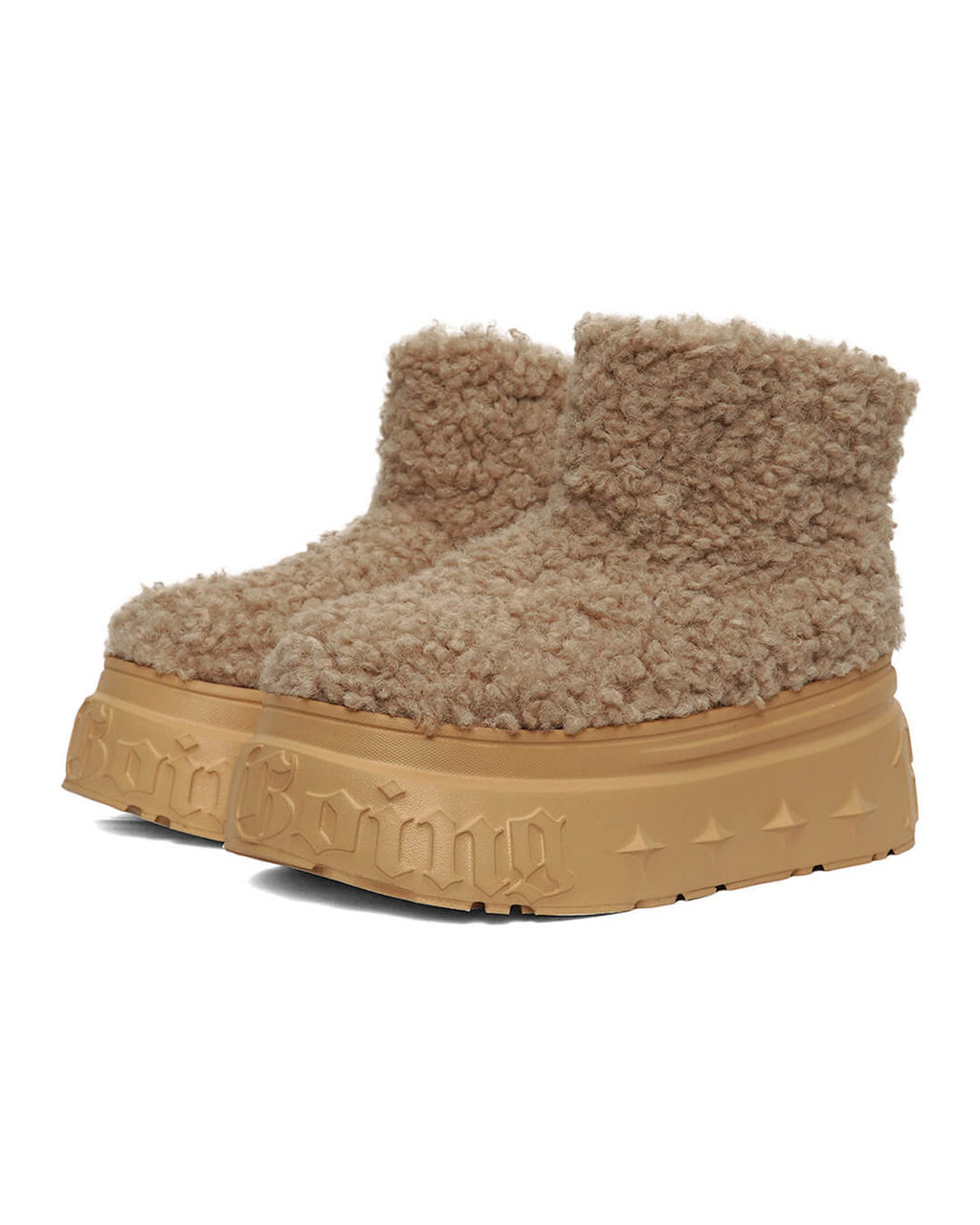 1807 INF-010 Gothic Chunky Platform Teddy Boots