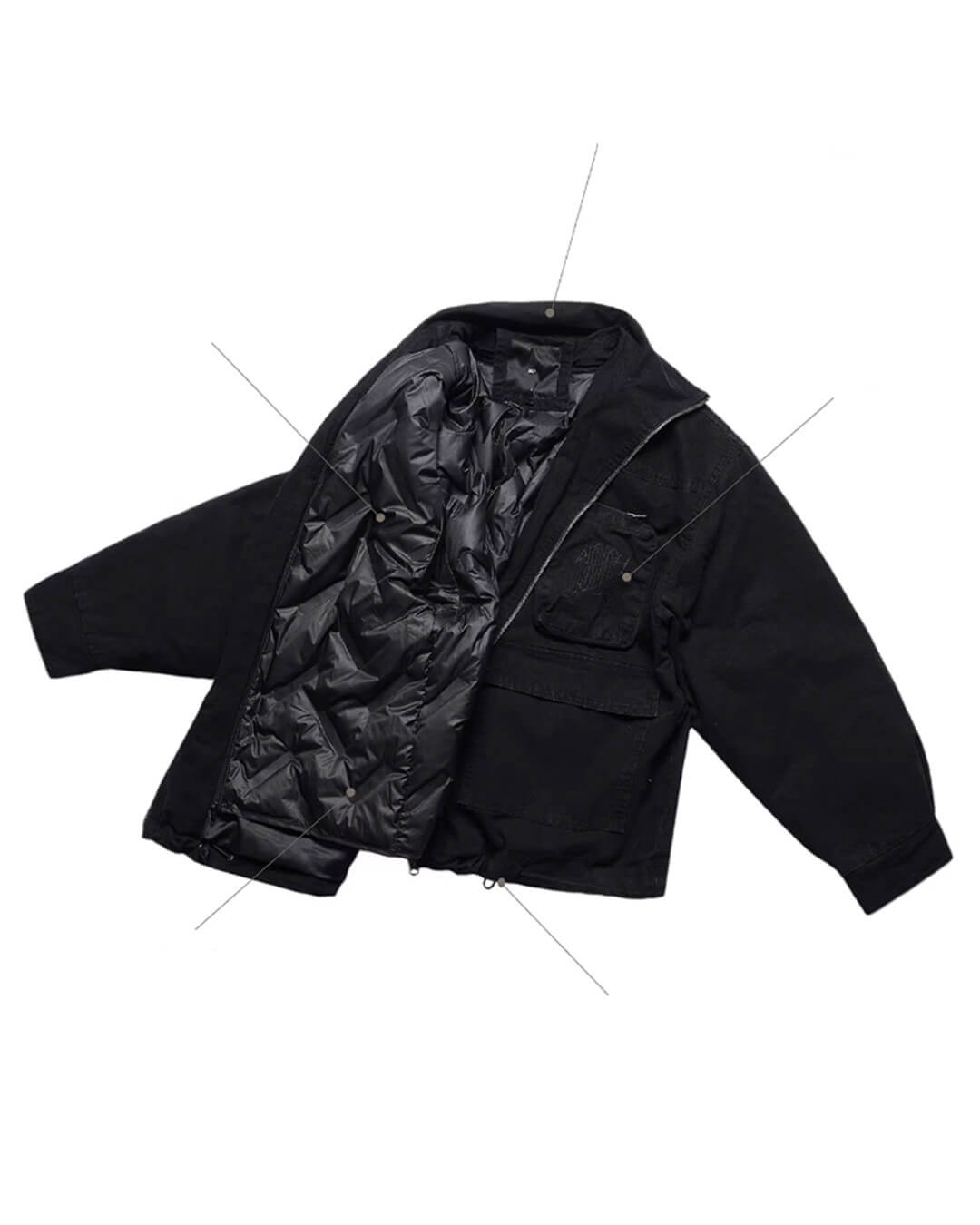 1807 Removable Down Liner Military Jacket