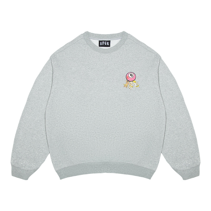 AFGK Angel Embroidery Printed Logo Sweatshirt