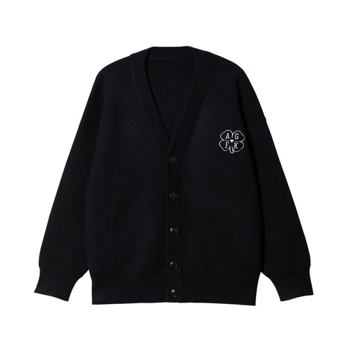 AFGK Lucky Clover Knit Sweater Cardigan