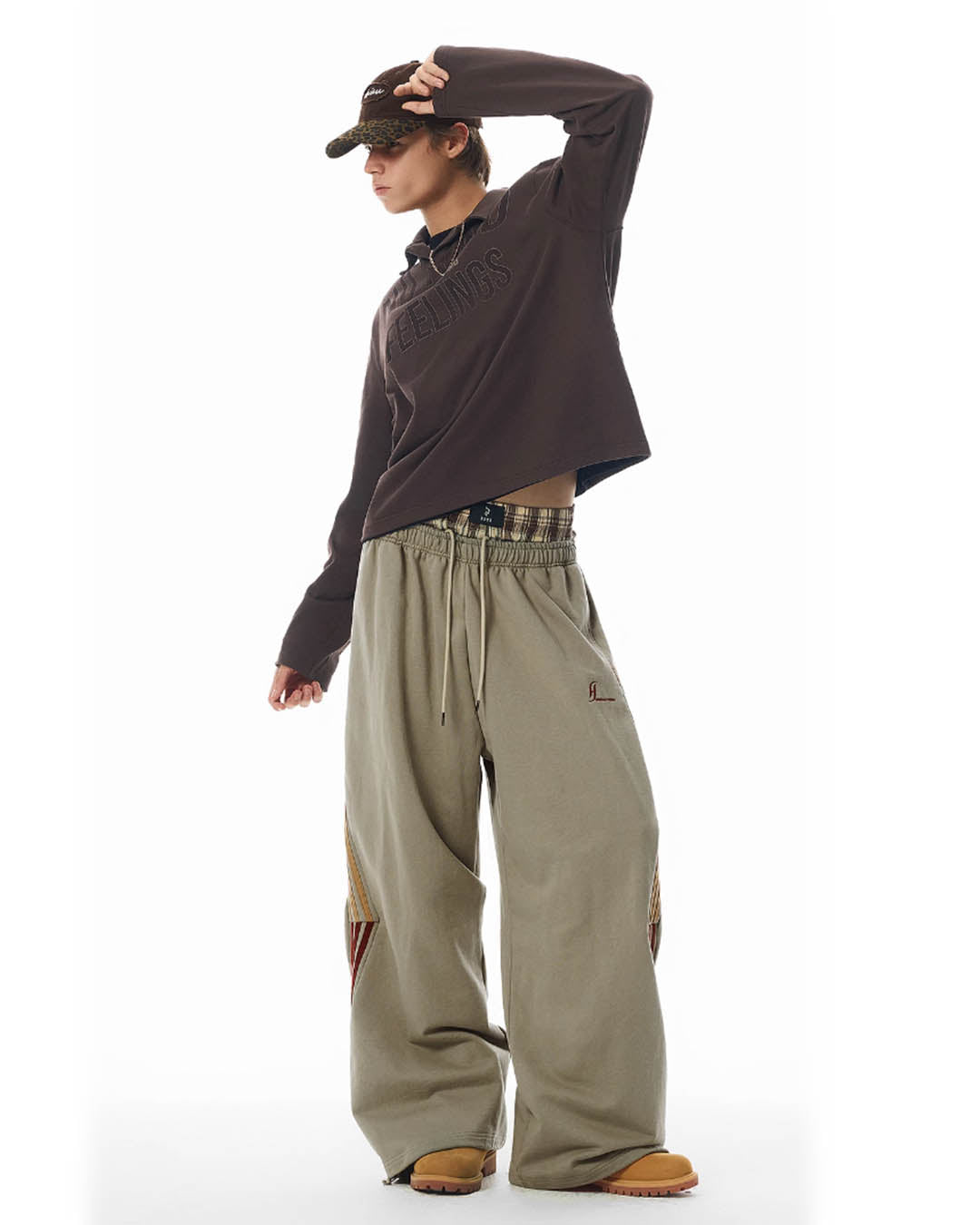 JHYQ Side Stripe Baggy Sweatpants