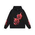 DICETINY x OLD ORDER Flame Dice Foam Printing Hoodie