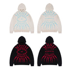 S45 Totem pattern Logo Knit Hoodie