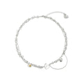 NboStore Zirconia Daisy couple Necklace