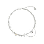 NboStore Zirconia Daisy couple Necklace