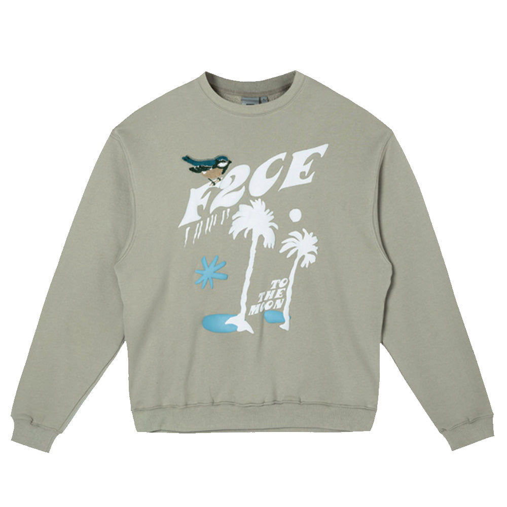 F2CE LOGO Foam Creative Print Embroidery Sweatshirts