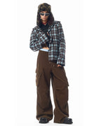 JHYQ Casual Basic Plaid Hooded Long Sleeved Shirt